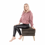 Casa si Gradina - Mobilier - Scaune si fotolii - Tabureti - Taburet,  RODEZA, gri-maro-taupe/fag - Infinity.ro