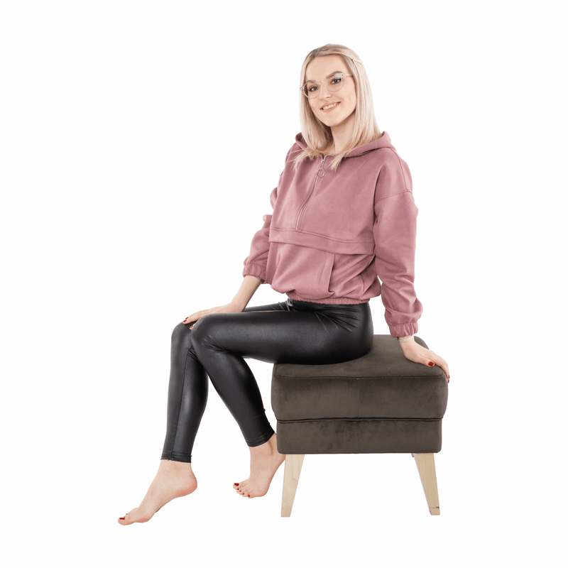 Casa si Gradina - Mobilier - Scaune si fotolii - Tabureti - Taburet,  RODEZA, gri-maro-taupe/fag - Infinity.ro