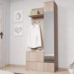 Casa si Gradina - Mobilier - Organizare si depozitare - Cuiere - Ansamblu pentru hol, stejar sonoma, GADIS - Infinity.ro