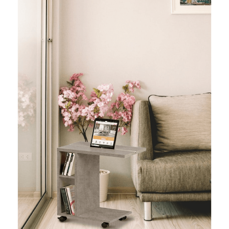 Casa si Gradina - Mobilier - Mese si birouri - Masute de cafea - Masuta auxiliara, carbon deschis, NIDEN - Infinity.ro