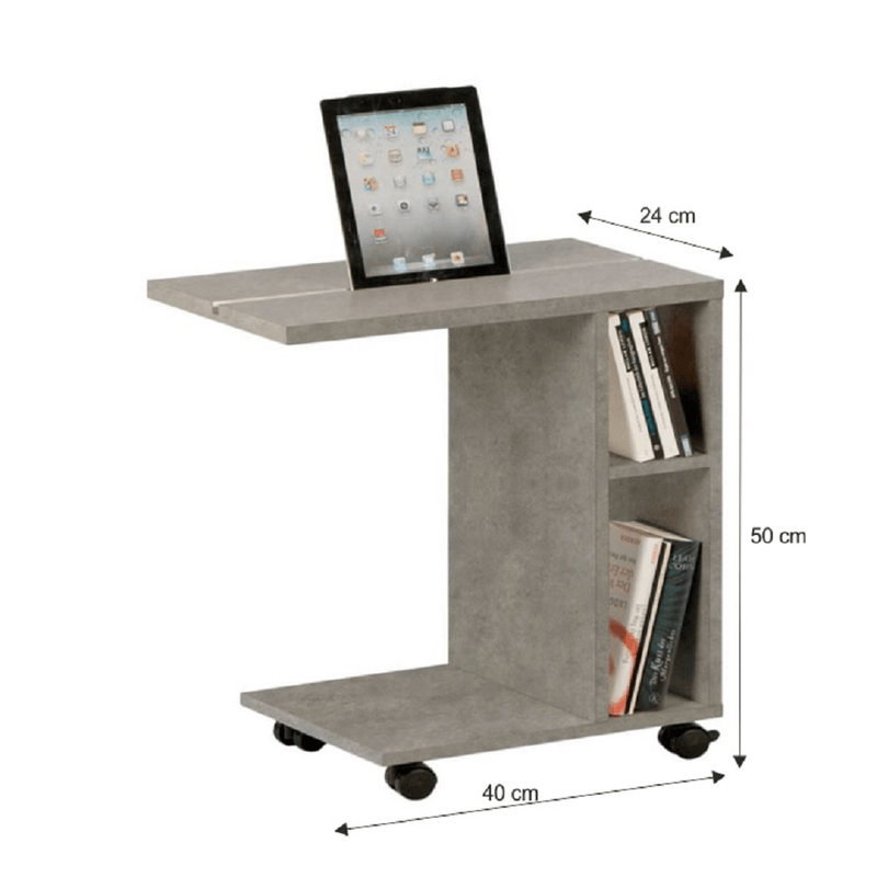 Casa si Gradina - Mobilier - Mese si birouri - Masute de cafea - Masuta auxiliara, carbon deschis, NIDEN - Infinity.ro