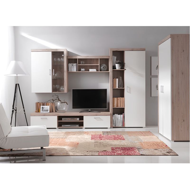 Casa si Gradina - Mobilier - Dulapuri si sifoniere - Dulapuri - Vitrina suspendabila CHERIS 4, san marino/crem - Infinity.ro