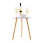 Casa si Gradina - Mobilier - Mese si birouri - Masute de cafea - Masuta auxiliara, alb/natural, PAMINO - Infinity.ro