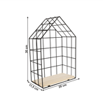 Casa si Gradina - Mobilier - Biblioteci si rafturi - Rafturi - Set de 3 rafturi, natural/negru, AZURI - Infinity.ro