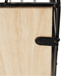 Casa si Gradina - Mobilier - Biblioteci si rafturi - Rafturi - Set de 3 rafturi, natural/negru, AZURI - Infinity.ro