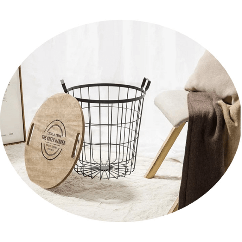 Casa si Gradina - Mobilier - Mese si birouri - Masute de cafea - Masuta auxiliara, model natural/negru, NANDO - Infinity.ro