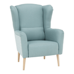 Casa si Gradina - Mobilier - Scaune si fotolii - Scaune - Scaun de design, tesatura mentol/model, BELEK - Infinity.ro