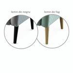 Casa si Gradina - Mobilier - Scaune si fotolii - Scaune - Scaun de design, tesatura, capuccino/model, BELEK - Infinity.ro