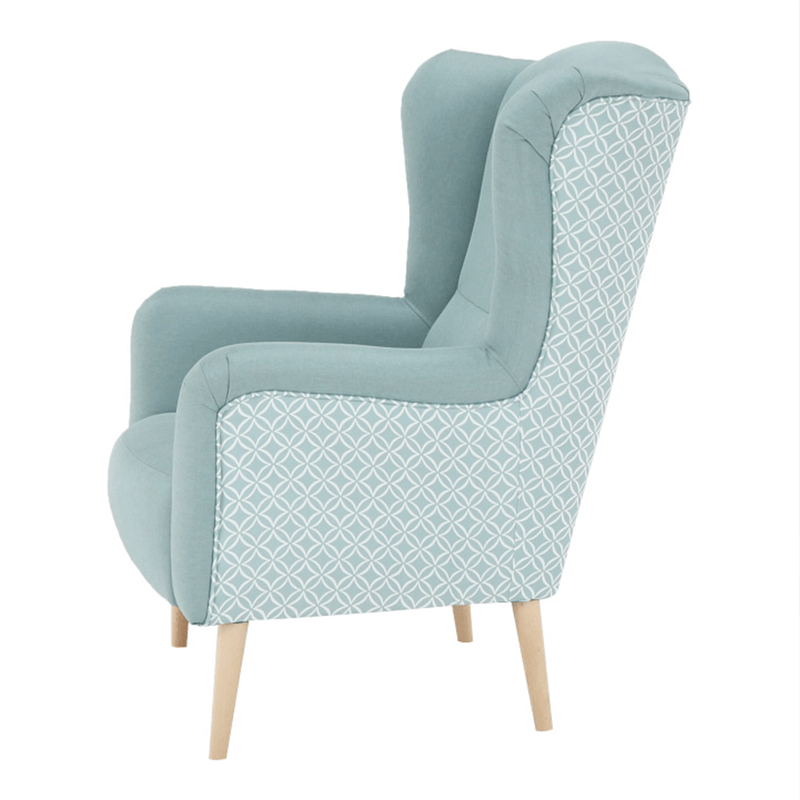 Casa si Gradina - Mobilier - Scaune si fotolii - Scaune - Scaun de design, tesatura mentol/model, BELEK - Infinity.ro