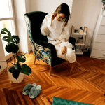 Casa si Gradina - Mobilier - Scaune si fotolii - Scaune - Scaun de design, tesatura smarald/model Jungle, BELEK - Infinity.ro