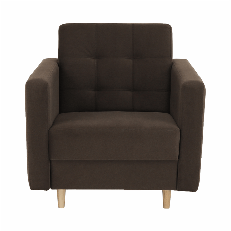 Casa si Gradina - Mobilier - Scaune si fotolii - Fotolii - Fotoliu tapitat, material ciocolatiu, AMEDIA - Infinity.ro