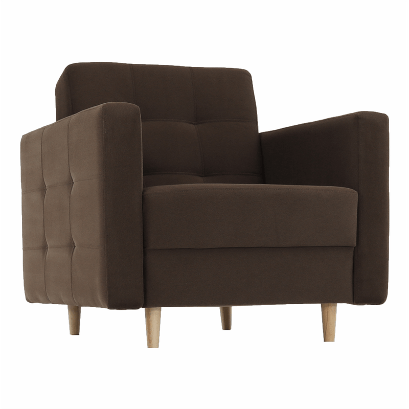 Casa si Gradina - Mobilier - Scaune si fotolii - Fotolii - Fotoliu tapitat, material ciocolatiu, AMEDIA - Infinity.ro