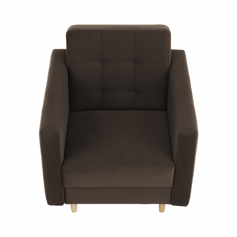Casa si Gradina - Mobilier - Scaune si fotolii - Fotolii - Fotoliu tapitat, material ciocolatiu, AMEDIA - Infinity.ro