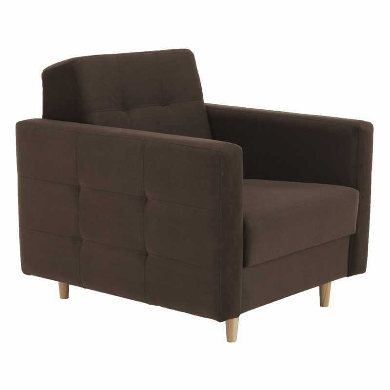 Casa si Gradina - Mobilier - Scaune si fotolii - Fotolii - Fotoliu tapitat, material ciocolatiu, AMEDIA - Infinity.ro