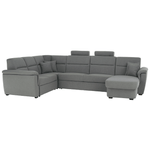 Casa si Gradina - Mobilier - Canapele si coltare - Coltare - Coltar in forma de U, material gri, dreapta, BORN U - Infinity.ro