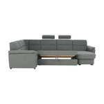 Casa si Gradina - Mobilier - Canapele si coltare - Coltare - Coltar in forma de U, material gri, dreapta, BORN U - Infinity.ro