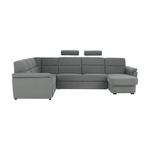 Casa si Gradina - Mobilier - Canapele si coltare - Coltare - Coltar in forma de U, material gri, dreapta, BORN U - Infinity.ro