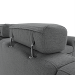 Casa si Gradina - Mobilier - Canapele si coltare - Coltare - Coltar in forma de U, material gri, stanga, BORN U - Infinity.ro