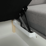 Casa si Gradina - Mobilier - Canapele si coltare - Coltare - Coltar in forma de U, material gri, stanga, BORN U - Infinity.ro