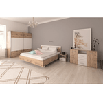 Casa si Gradina - Mobilier - Comode si corpuri - Comode - Comoda, stejar wotan/alba, GABRIELA - Infinity.ro