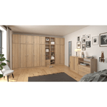 Casa si Gradina - Mobilier - Biblioteci si rafturi - Etajere - Etajera cu rafturi si sertare, stejar sonoma, BETTY 4 BE04-011-00 - Infinity.ro