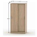 Casa si Gradina - Mobilier - Dulapuri si sifoniere - Dulapuri - Dulap, stejar sonoma, BETTY 4  BE04-001-00 - Infinity.ro