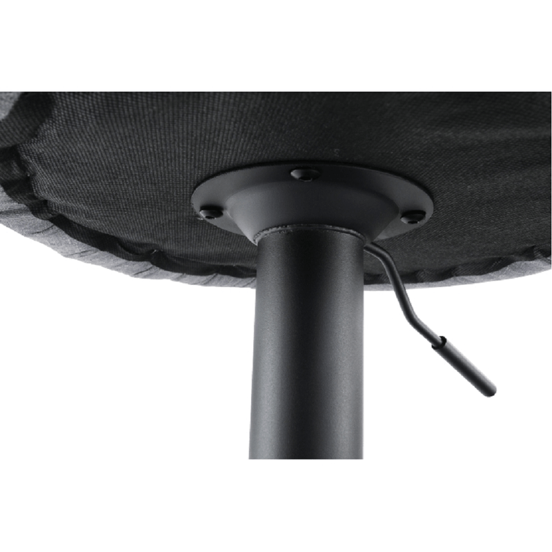 Casa si Gradina - Mobilier - Scaune si fotolii - Scaune - Scaun bar, material textil gri/negru, TERKAN - Infinity.ro