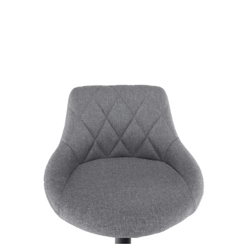 Casa si Gradina - Mobilier - Scaune si fotolii - Scaune - Scaun bar, material textil gri/negru, TERKAN - Infinity.ro