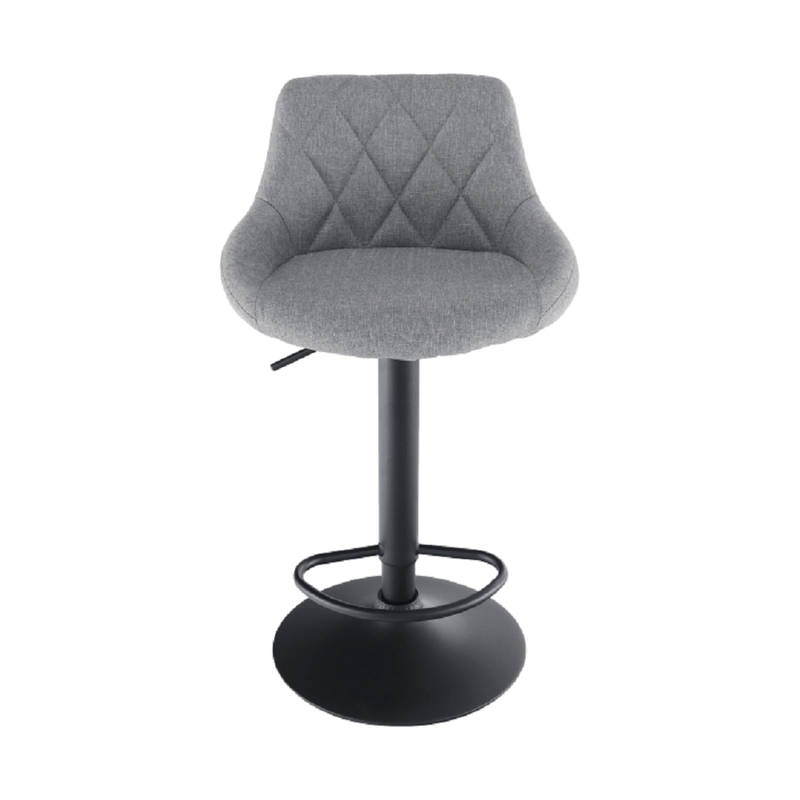 Casa si Gradina - Mobilier - Scaune si fotolii - Scaune - Scaun bar, material textil gri/negru, TERKAN - Infinity.ro