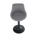 Casa si Gradina - Mobilier - Scaune si fotolii - Scaune - Scaun bar, material textil gri/negru, TERKAN - Infinity.ro