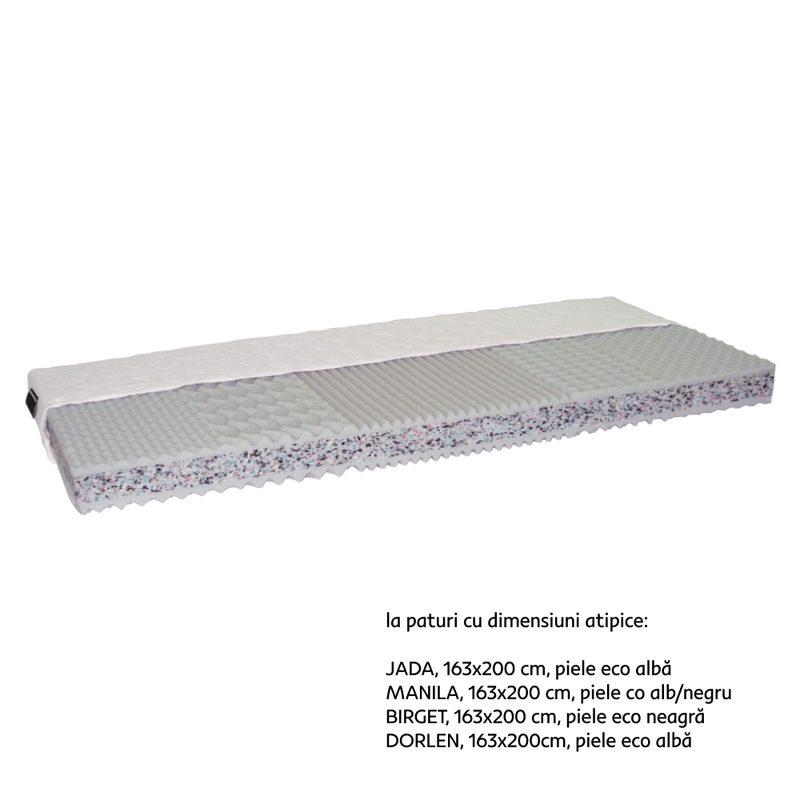 Casa si Gradina - Mobilier - Saltele si somiere - Saltele - Saltea, 183x200, CATANIA ECO ATYP - Infinity.ro
