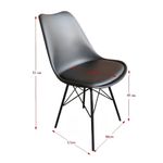 Casa si Gradina - Mobilier - Scaune si fotolii - Scaune - Scaun, negru, TAMORA - Infinity.ro