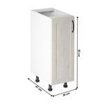 Casa si Gradina - Mobilier - Dulapuri si sifoniere - Dulapuri - Dulap de jos, alb/pin nordic, stang, ROYAL D31 - Infinity.ro