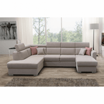 Casa si Gradina - Mobilier - Canapele si coltare - Coltare - Otoman de colt OTT 1B ZP la comanda, Coltar de lux, bej, dreapta, MARIETA - Infinity.ro