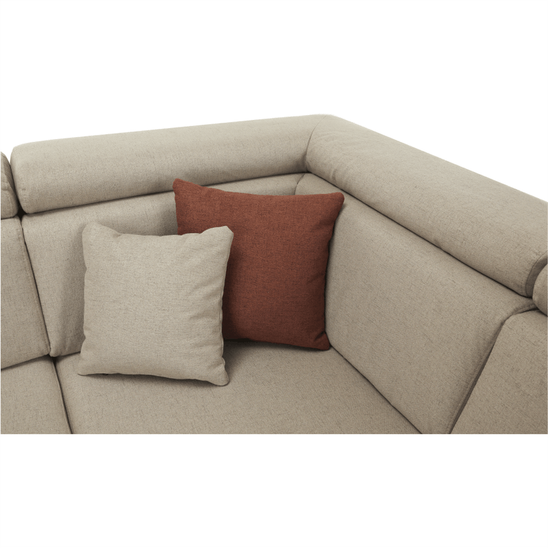 Casa si Gradina - Mobilier - Canapele si coltare - Coltare - Coltar de lux, bej/caramiziu, dreapta, MARIETA U - Infinity.ro