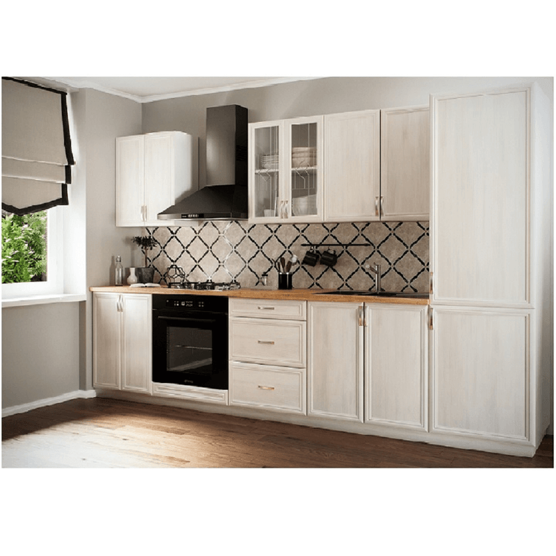 Casa si Gradina - Mobilier - Dulapuri si sifoniere - Dulapuri - Dulap superior G80S cu geam, alb/pin Andersen, SICILIA - Infinity.ro