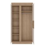 Casa si Gradina - Mobilier - Dulapuri si sifoniere - Dulapuri - Dulap LYOS01, stejar riviera/alb extra lucios HG, LEONARDO - Infinity.ro