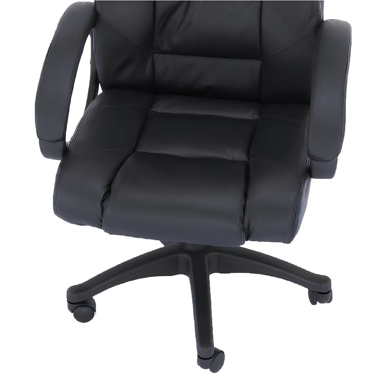 Casa si Gradina - Mobilier - Scaune si fotolii - Scaune - Fotoliu de birou, piele eco neagra, SIEMO NEW - Infinity.ro