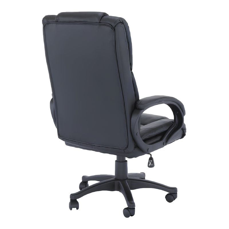 Casa si Gradina - Mobilier - Scaune si fotolii - Scaune - Fotoliu de birou, piele eco neagra, SIEMO NEW - Infinity.ro