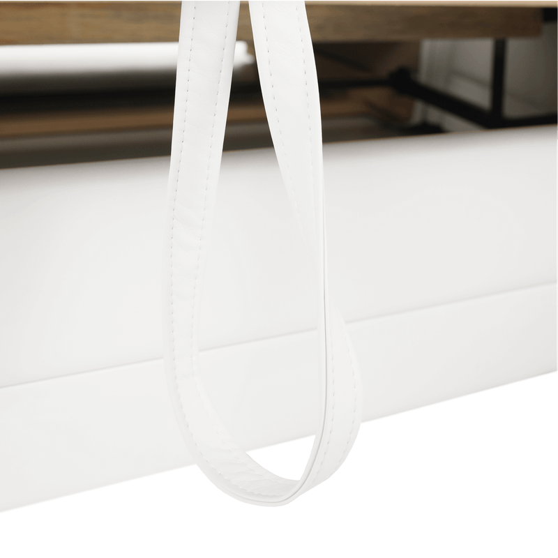 Casa si Gradina - Mobilier - Canapele si coltare - Coltare - Coltar in forma de U, piele eco alb, stanga, BITER U - Infinity.ro