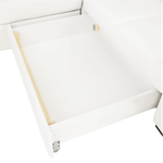 Casa si Gradina - Mobilier - Canapele si coltare - Coltare - Coltar in forma de U, piele eco alb, stanga, BITER U - Infinity.ro