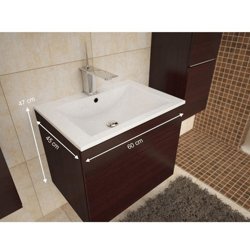 Casa si Gradina - Mobilier - Dulapuri si sifoniere - Dulapuri - Dulap sub chiuveta, wenge, MASON WE13 - Infinity.ro