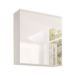 Casa si Gradina - Mobilier - Dulapuri si sifoniere - Dulapuri - Dulap cu oglinda, alb/alb cu luciu extra ridicat HG, MASON WH14 - Infinity.ro