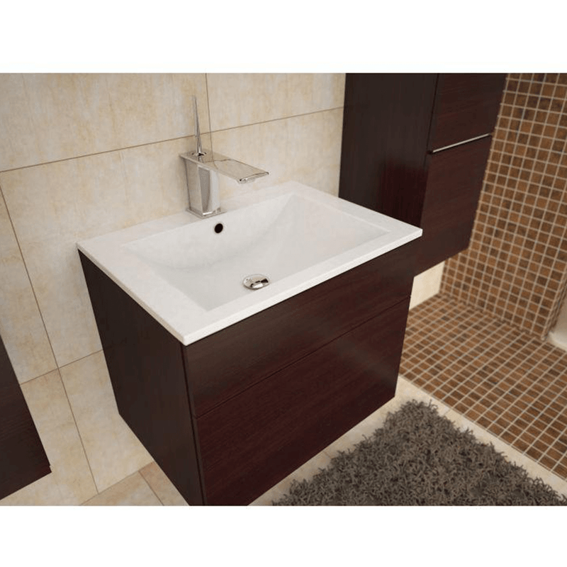 Casa si Gradina - Sanitare - Lavoar baie si accesorii - Lavoare si piedestale - Chiuveta dolomit, alba, UM ECCE 610, MASON - Infinity.ro