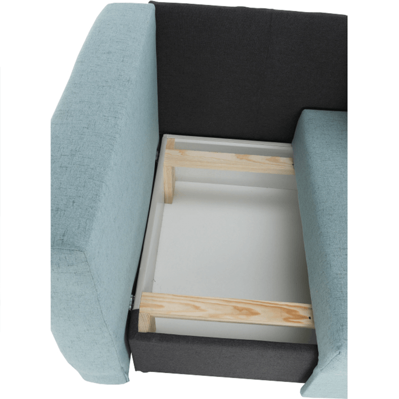 Casa si Gradina - Mobilier - Scaune si fotolii - Fotolii - Fotoliu extensibil, menta/gri, stanga, BELLA - Infinity.ro