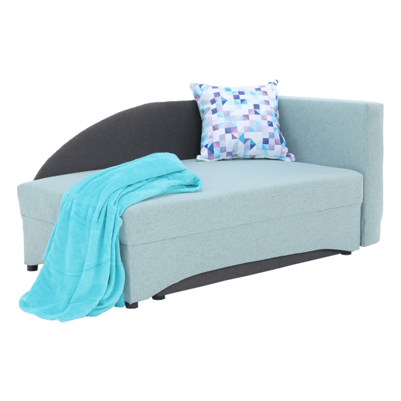 Casa si Gradina - Mobilier - Scaune si fotolii - Fotolii - Fotoliu extensibil, menta/gri, dreapta, BELLA - Infinity.ro