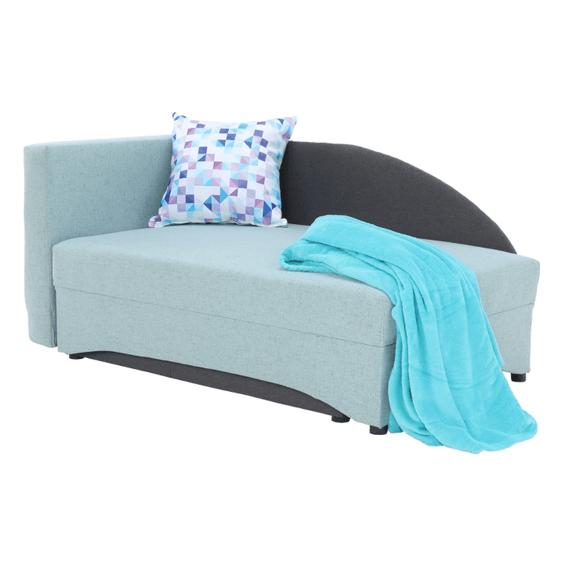 Casa si Gradina - Mobilier - Scaune si fotolii - Fotolii - Fotoliu extensibil, menta/gri, stanga, BELLA - Infinity.ro