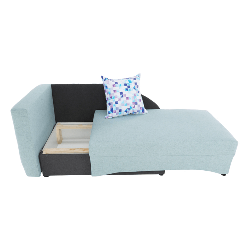 Casa si Gradina - Mobilier - Scaune si fotolii - Fotolii - Fotoliu extensibil, menta/gri, stanga, BELLA - Infinity.ro