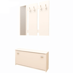 Casa si Gradina - Mobilier - Organizare si depozitare - Cuiere - Set de hol, alb, lada 03 NEW - Infinity.ro