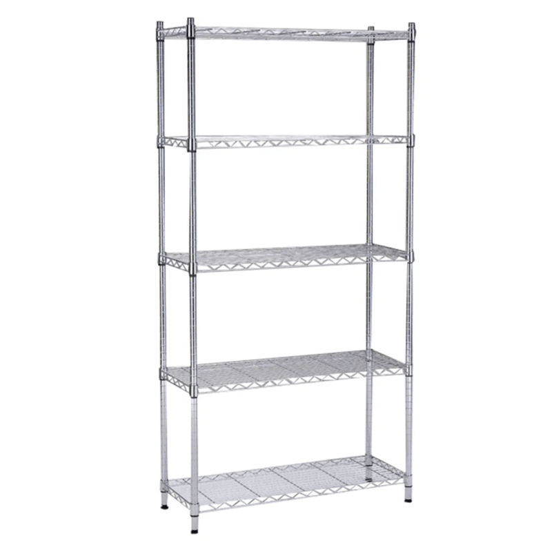 Casa si Gradina - Mobilier - Biblioteci si rafturi - Rafturi - Raft, 5-polite, crom, JUVEN - Infinity.ro